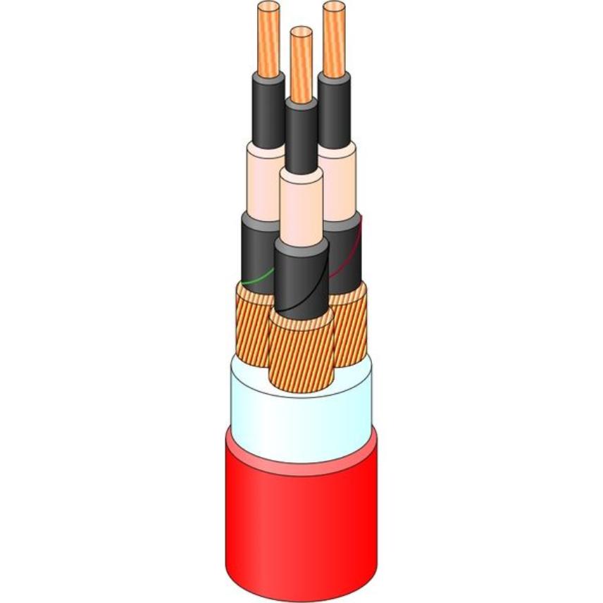 IEC/BS MV, XLPE Insulation, CWS, PVC (3C)