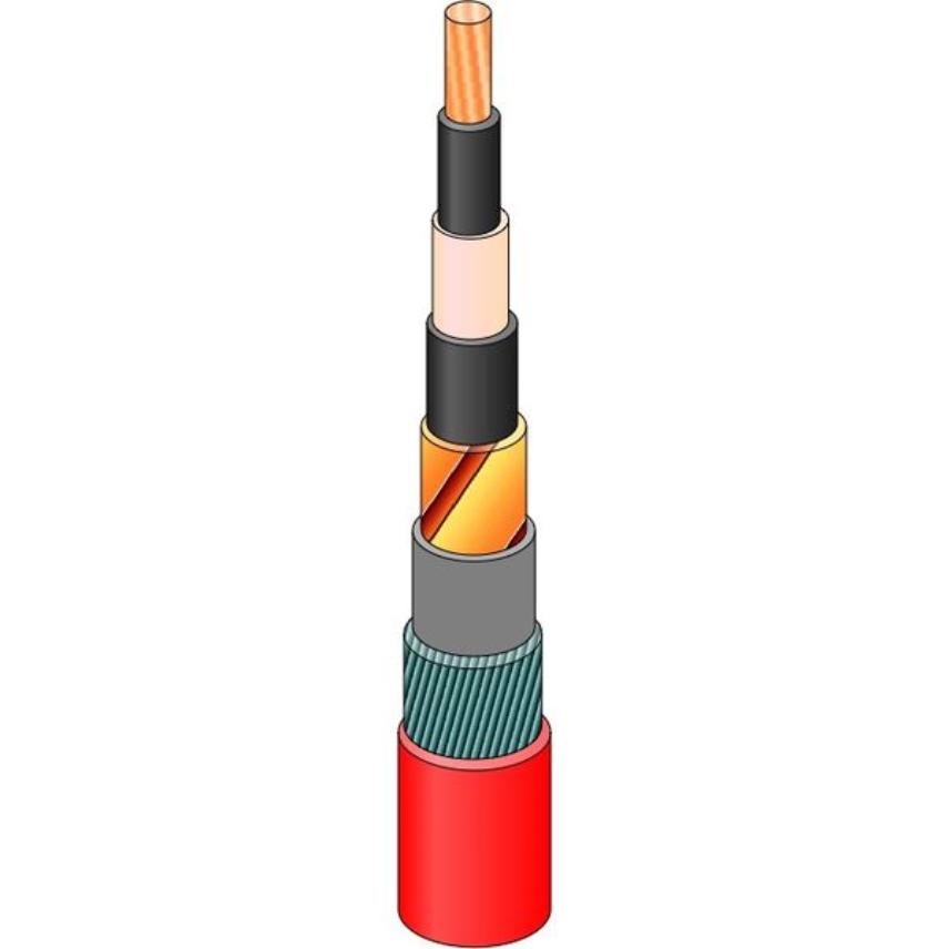 IEC MV, XLPE Insulation, CTS, Lead, AWA, PVC (1C)