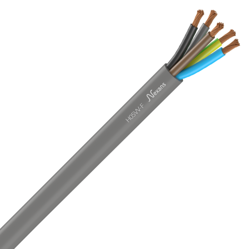 Nexans H05VV-F 5G1 GREY  C100m