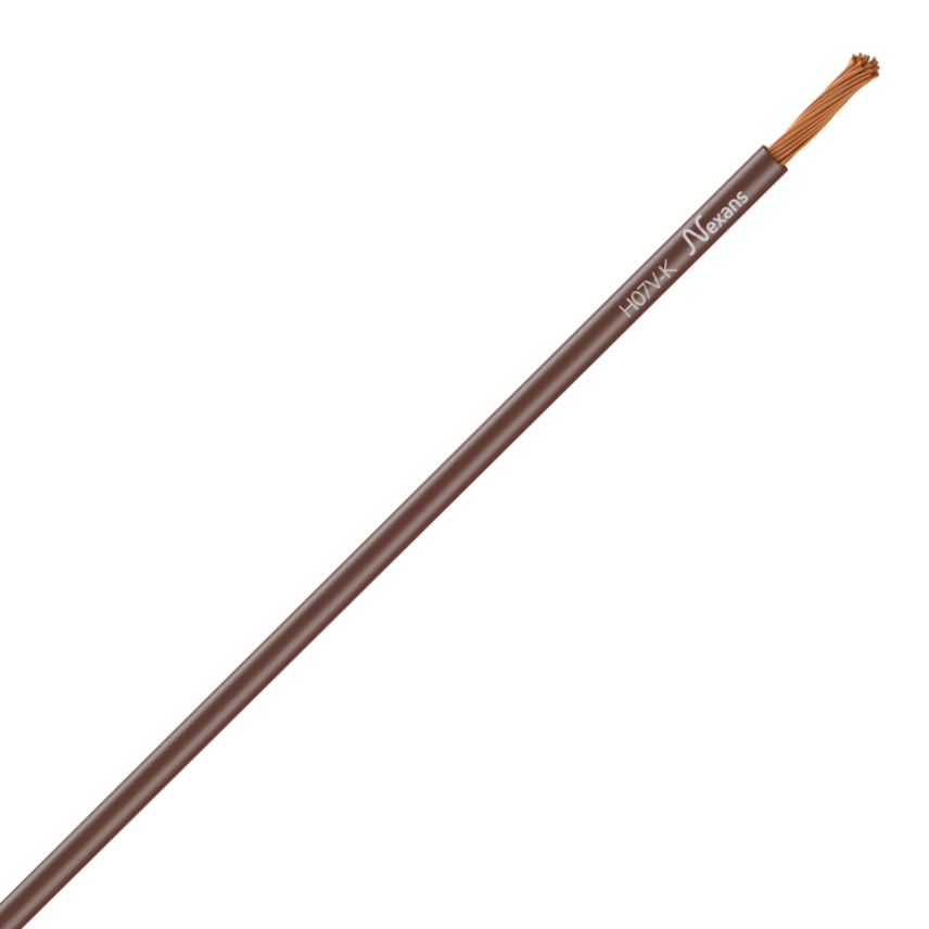 CABLE UNIPOLAR 1x1,5 MARRÓN 25M