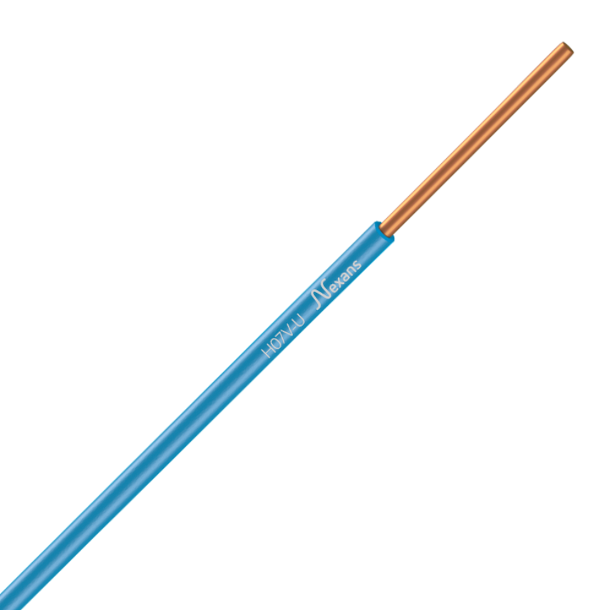 Nexans H07V-U 1x2.5 BLUE C500m