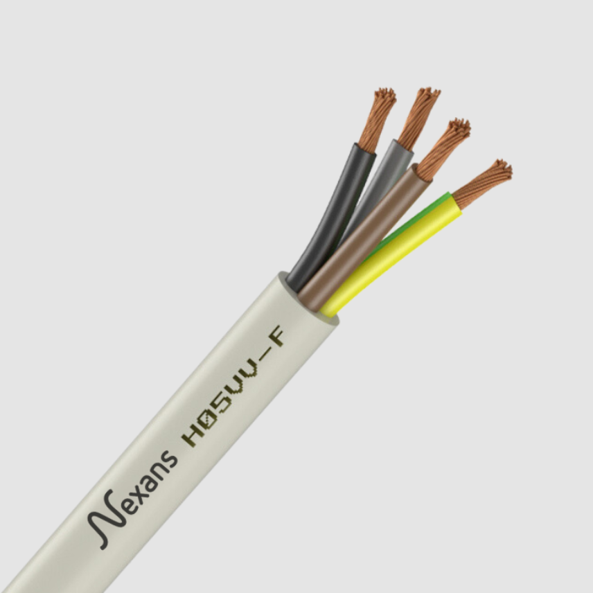 Nexans M-DRUM H05VVF 4G0,75 50M WH.