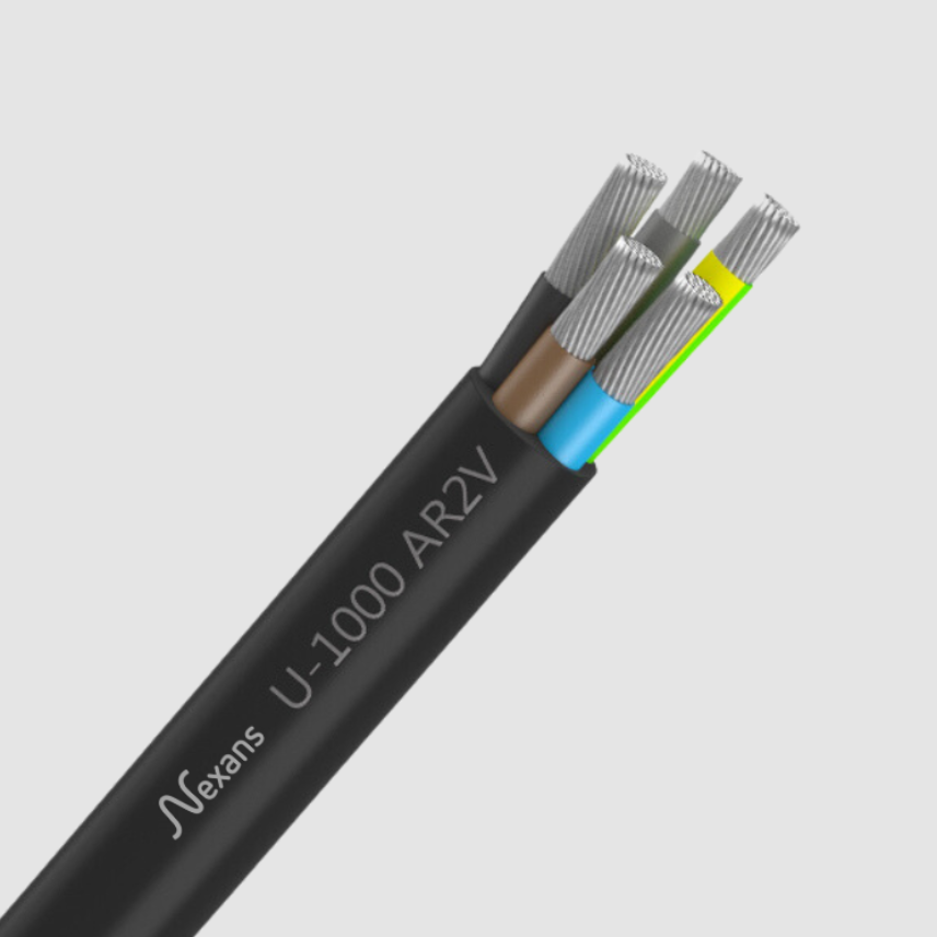 Nexans U-1000 AR2V (industrial rigid unarmoured)