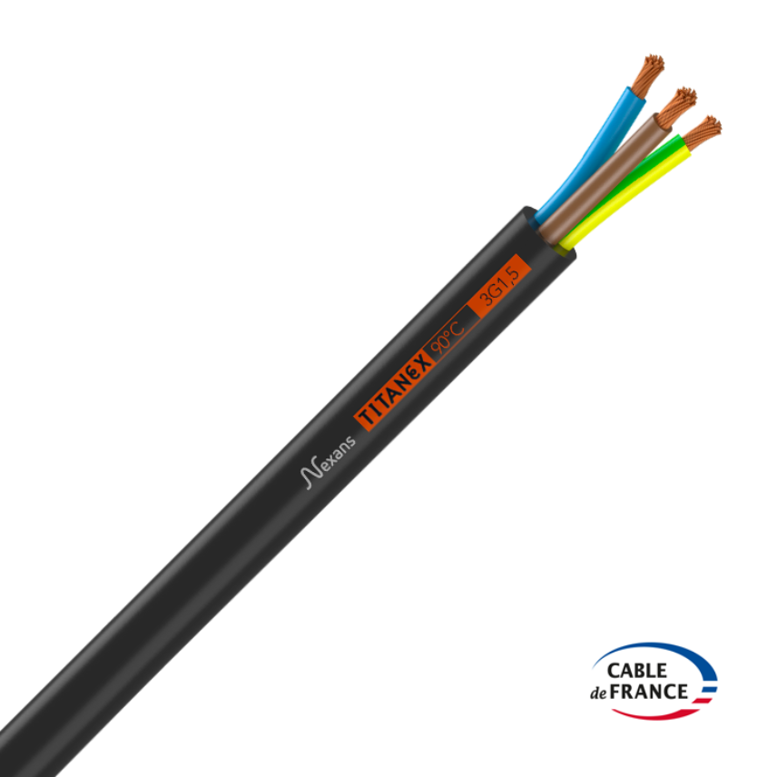 Nexans H07RN-F TITANEX 3G1,5 R10m