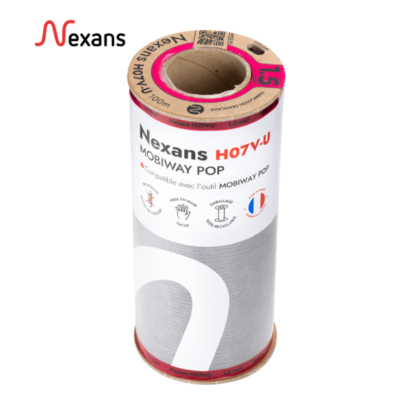 Nexans H07V-U MOBIWAY POP 1x1.5 black D100
