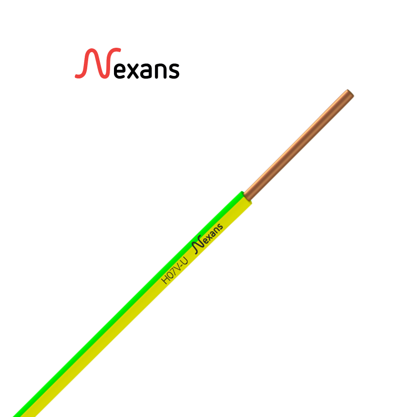 Nexans H07V-U PASSEO 1G2.5 GREEN/YELLOW C100m